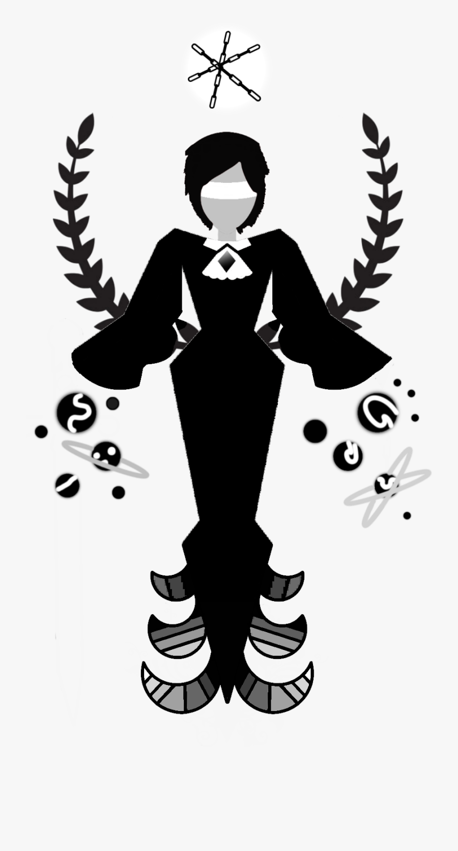 Steven Universe Fanon Wiki - Moldura Com Laço E Anjo, Transparent Clipart