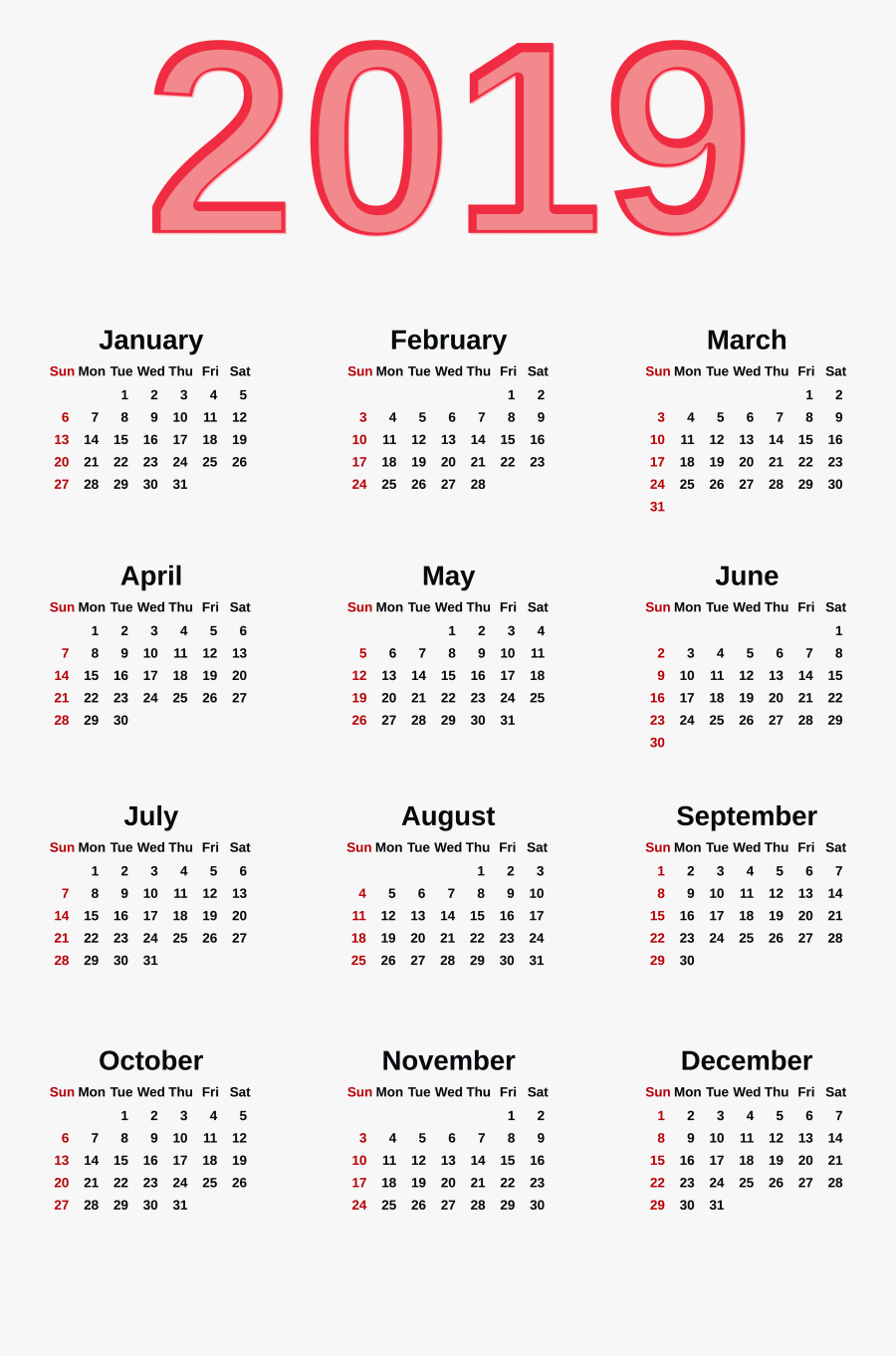 Calendar Clipart Png - 2020 Calendar With Weeks, Transparent Clipart