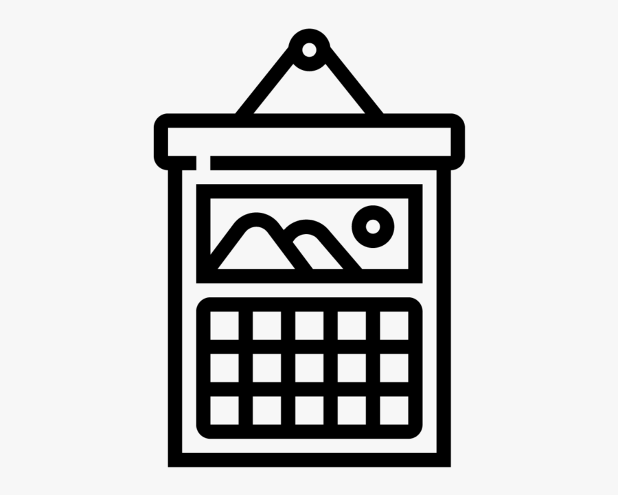 Wall Calender-01 - Terminal De Paiement Logo, Transparent Clipart