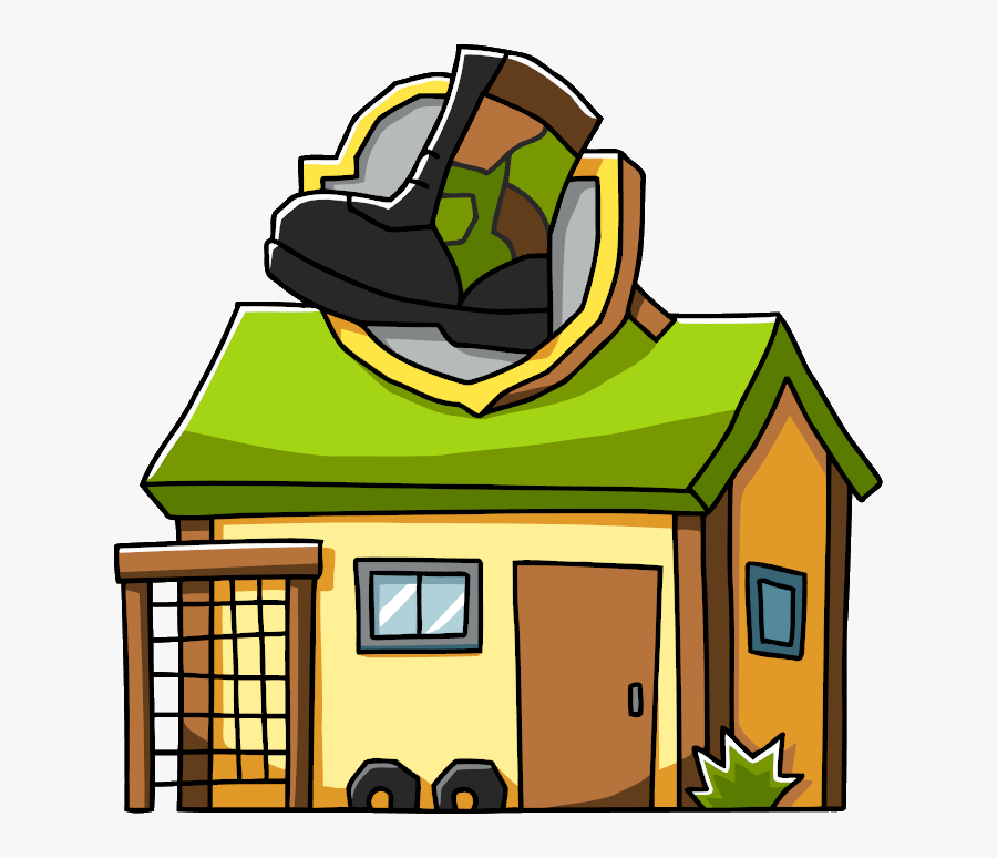 Boot Camp - Scribblenauts Buildings, Transparent Clipart