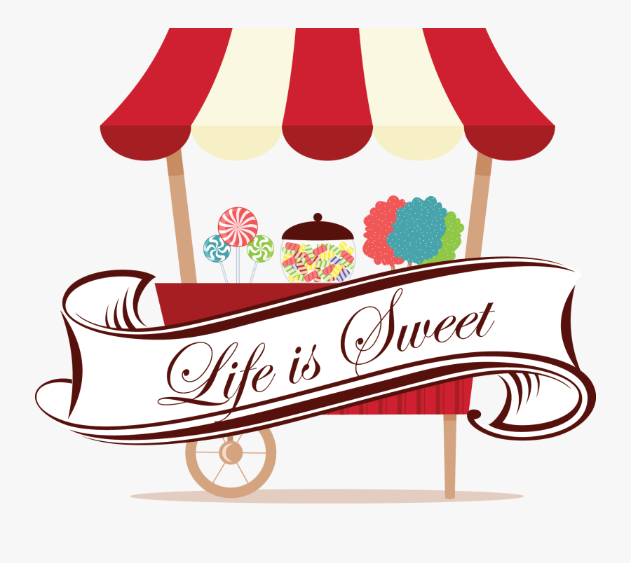 Cart Banner - Candy, Transparent Clipart