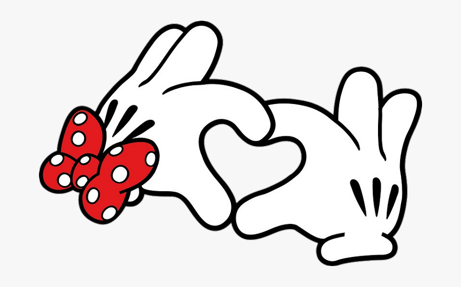 Minnie Mouse Hands, Transparent Clipart