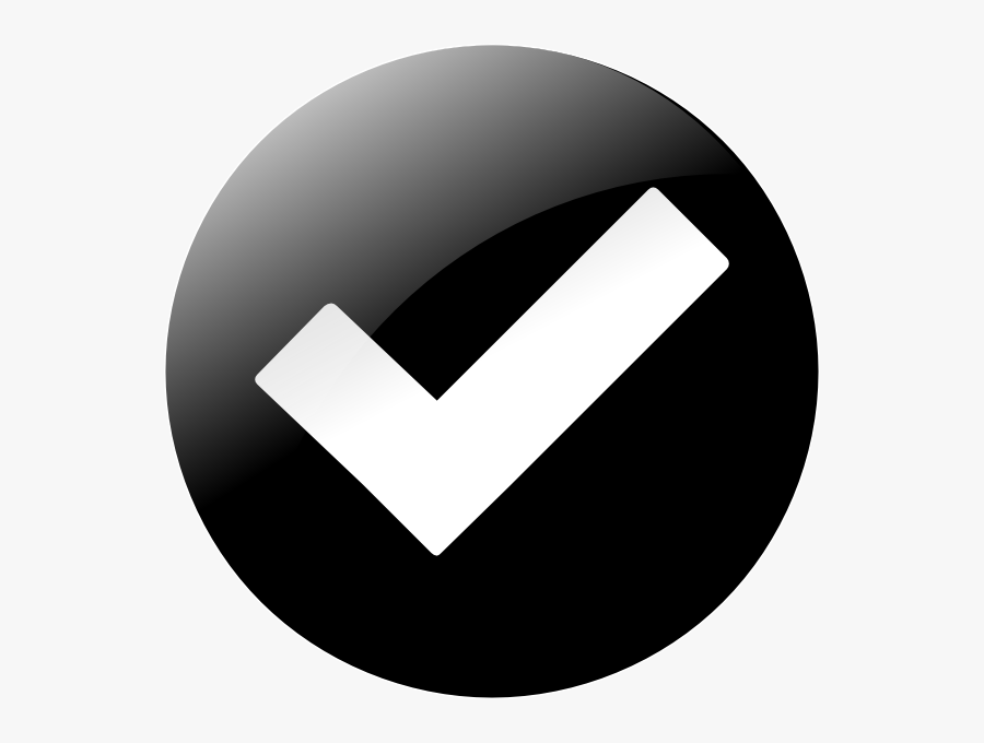 Small Green Checkmark Icon, Transparent Clipart