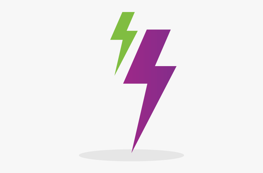 Lightening Bolt - Graphic Design, Transparent Clipart