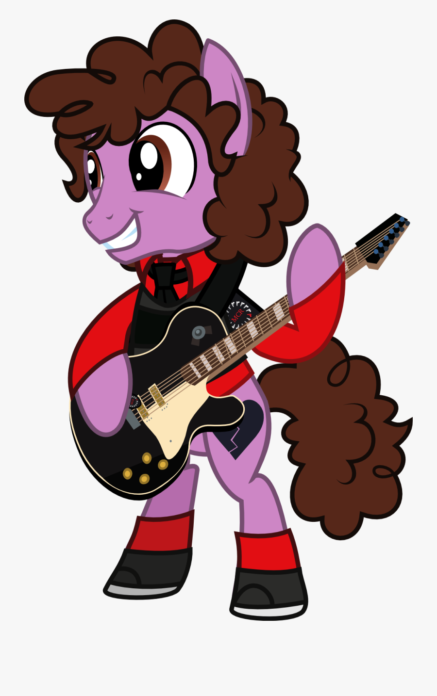 Lightningbolt, Bipedal, Clothes, Curly Mane, Derpibooru - Mlp Frank Iero, Transparent Clipart