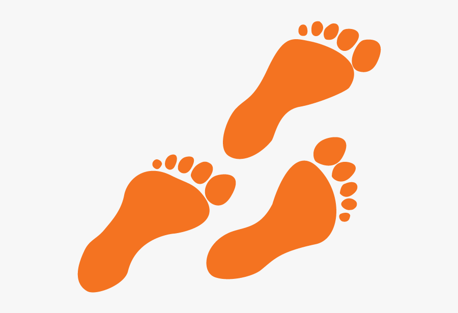 Transparent Footsteps Stylish - Clip Art Foot Steps, Transparent Clipart