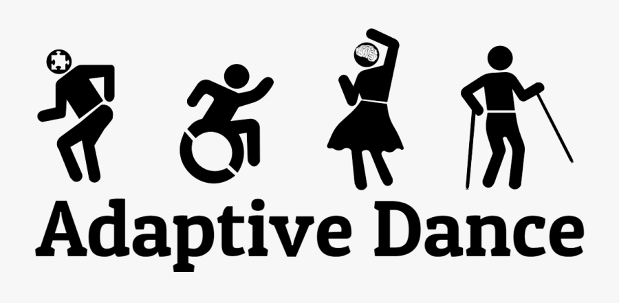 Picture - Disability Dance Silhouette, Transparent Clipart