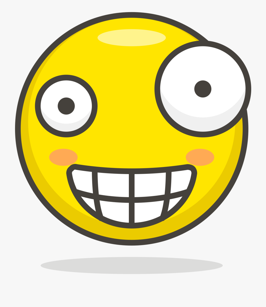 Crazy Face Emoji Clipart , Png Download - Crazy Face Png, Transparent Clipart