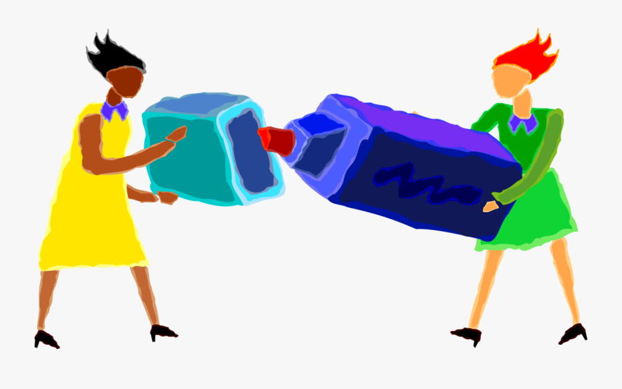 Vector Illustration Of Businesswoman Use Highlighter, Transparent Clipart