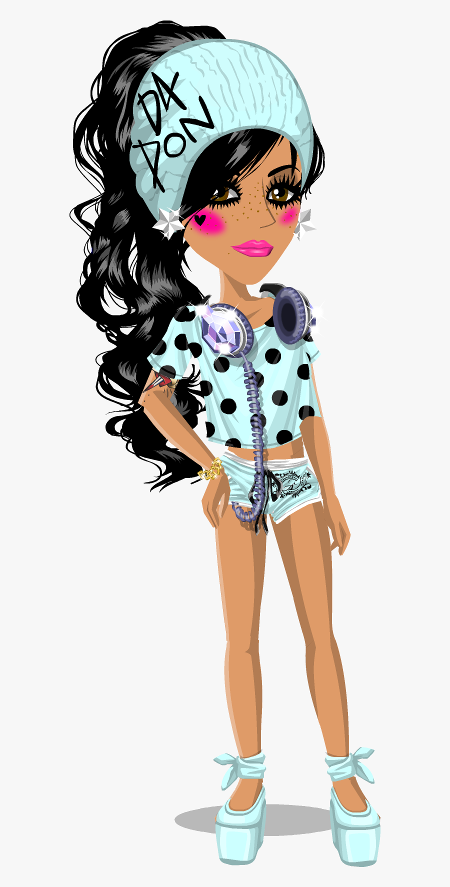 Clip Art Image Msp Cutest Outfit - Msp Beautiful Girl, Transparent Clipart