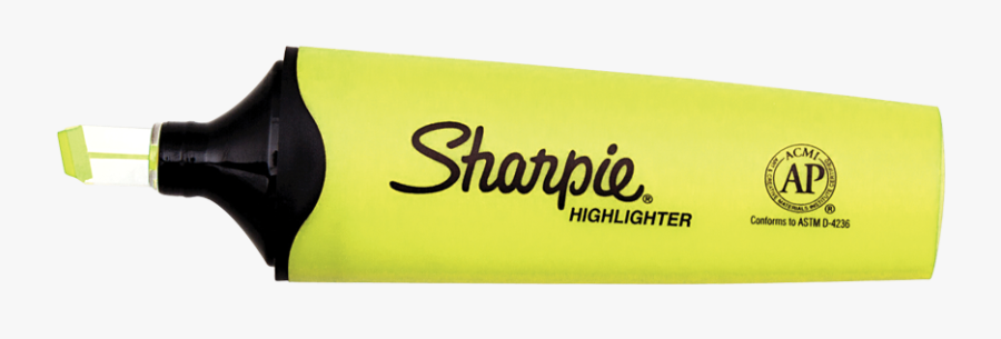 Product Image Clear View™ Clear View™ Wp - Yellow Clear Tip Sharpie Highlighter, Transparent Clipart