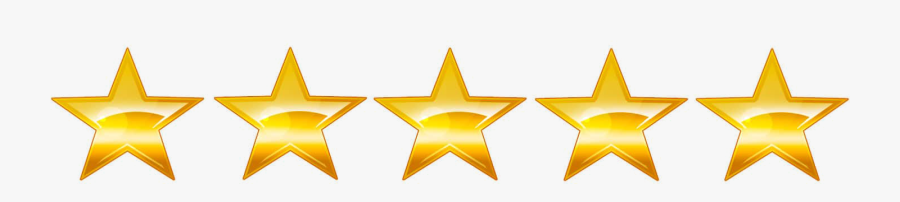 5 Star Rating Transparent Background, Transparent Clipart