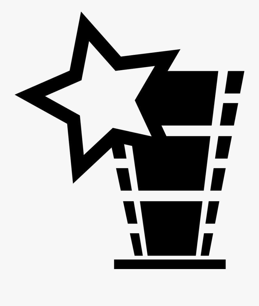 Star Movie Trophy - Movie Stars Icons, Transparent Clipart