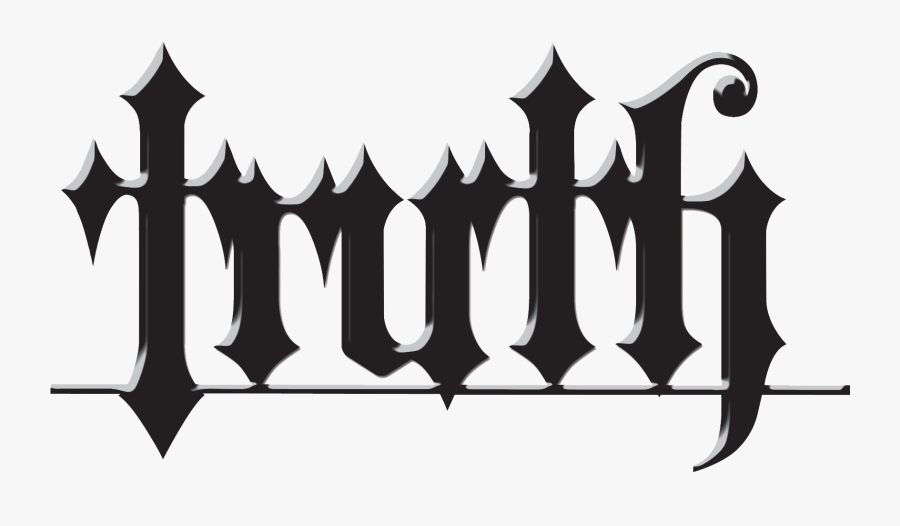 Transparent Truth Lettering, Transparent Clipart