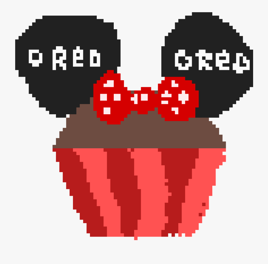 Minnie Mouse Cupcake - Illustration, Transparent Clipart