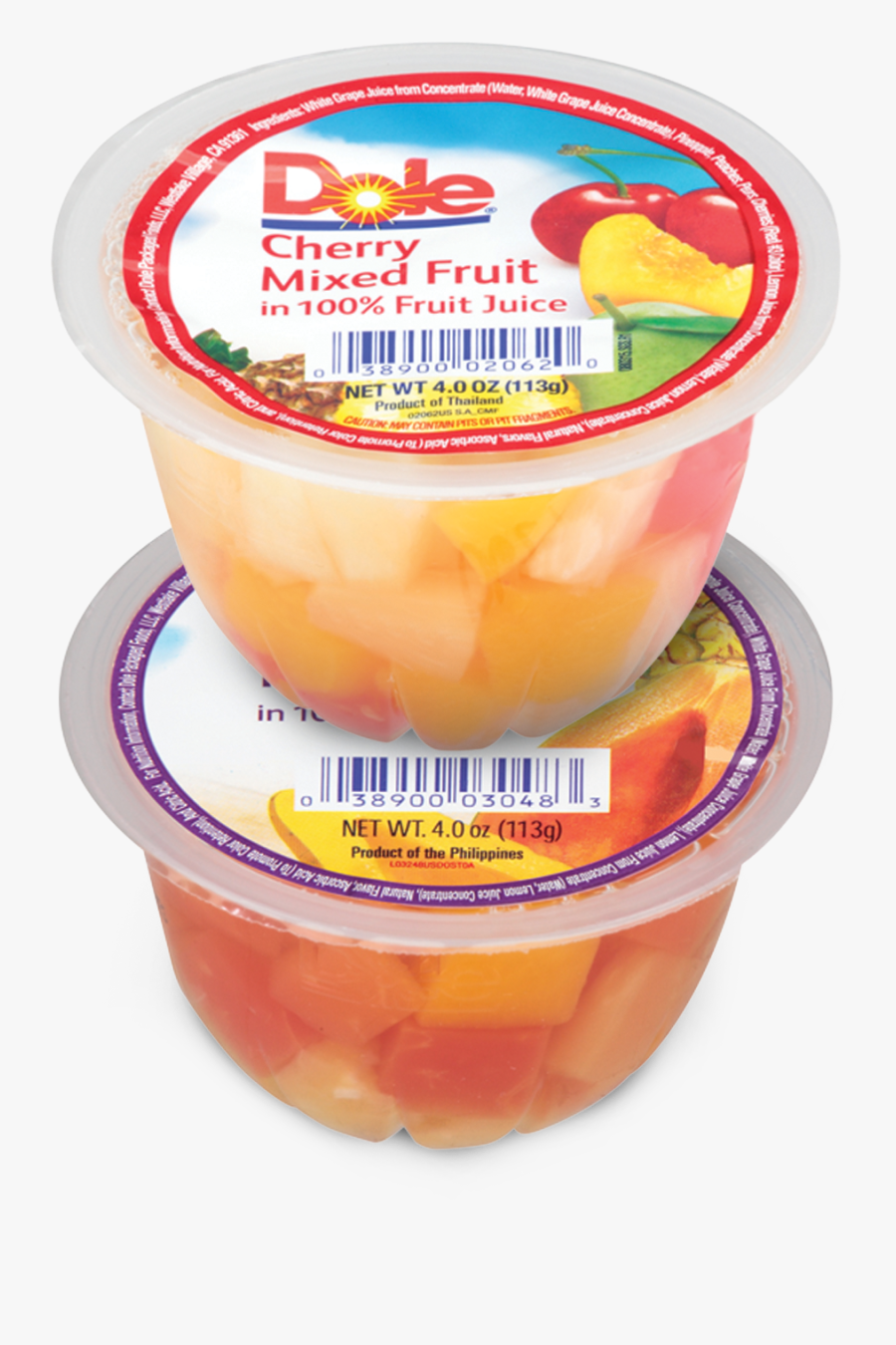 Dole Cherry Mixed Fruit Cup, Transparent Clipart