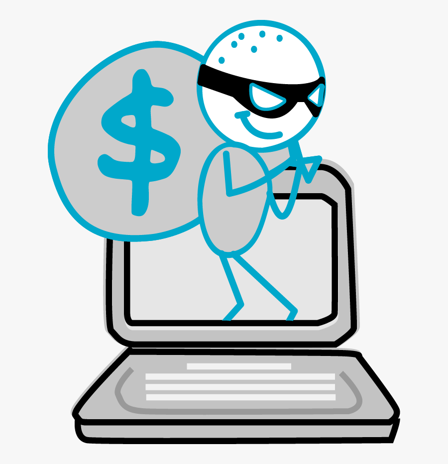Hacker Thief, Transparent Clipart