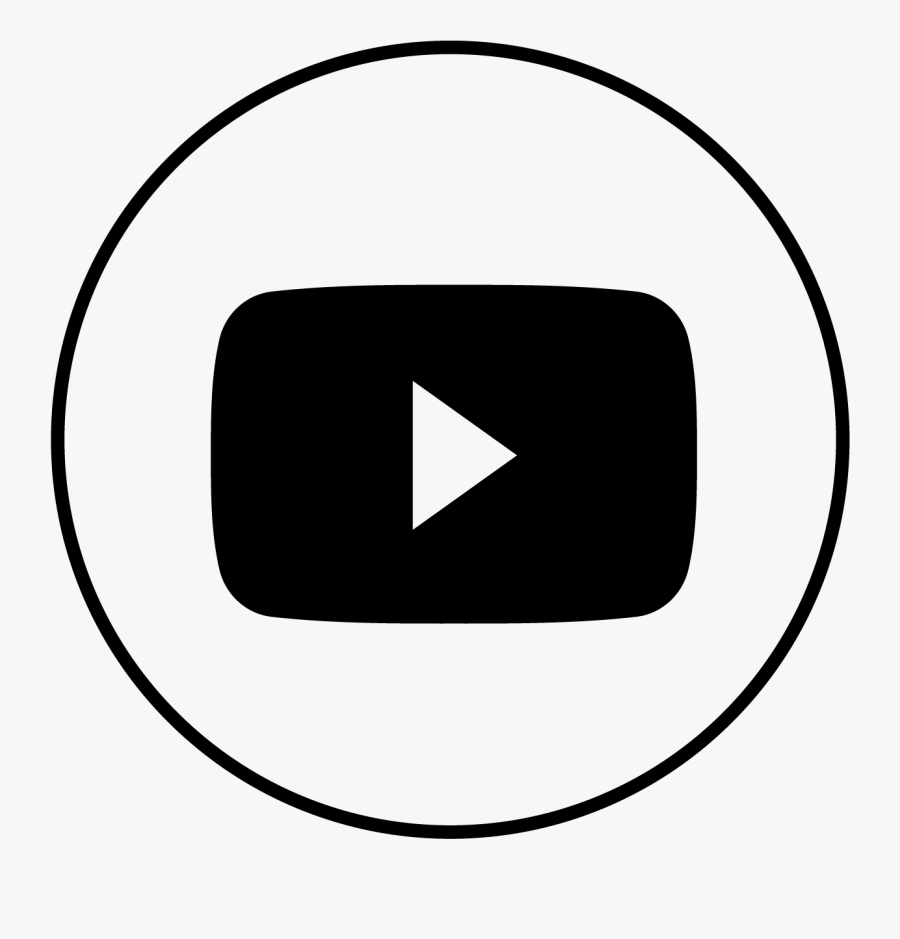 Youtube Icon - Black Youtube Icon Transparent, Transparent Clipart