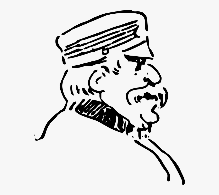 Mans Face, Conductor, Man, Face, People, Vector, Transparent Clipart
