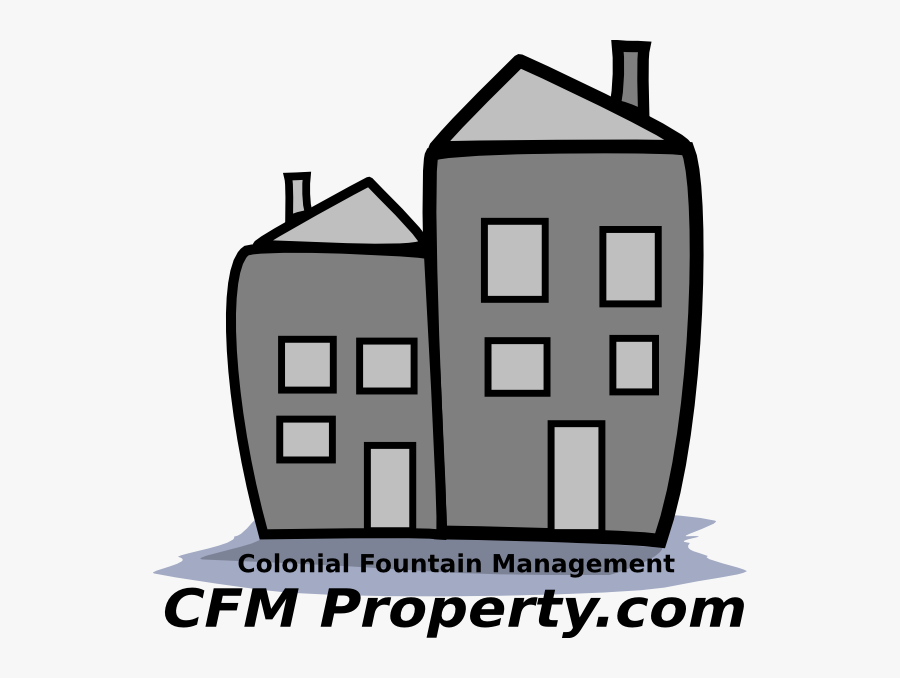 Building Clipart Black And White, Transparent Clipart