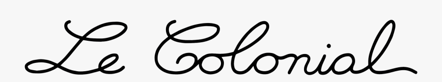 Le Colonial Houston Logo, Transparent Clipart