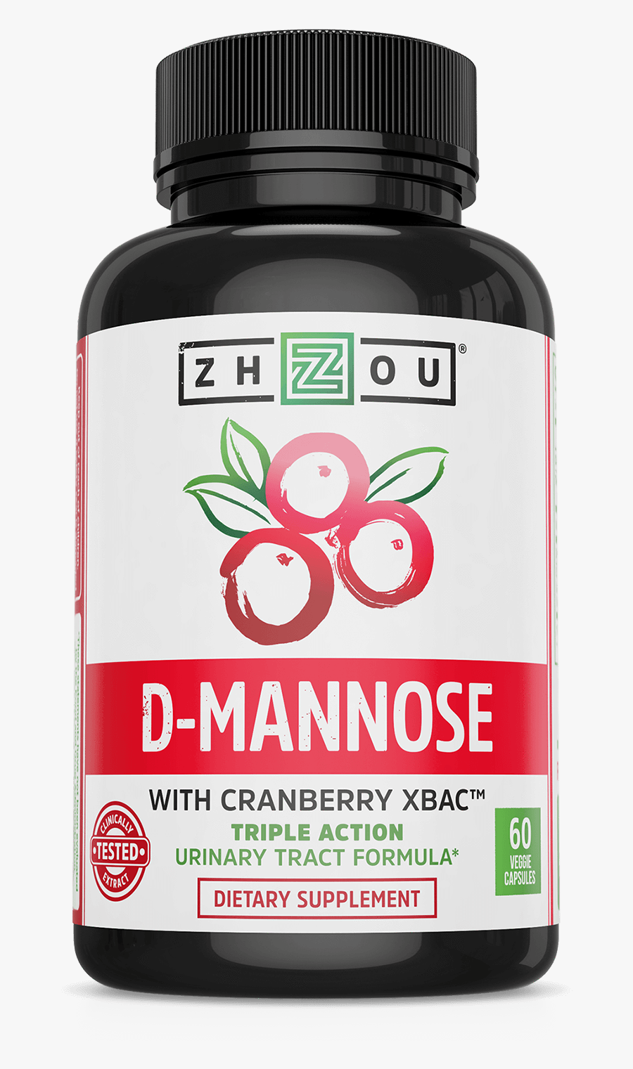 Cranberry Xbac D Mannose Urinary Tract Formula From - Cranberry With D Mannose, Transparent Clipart