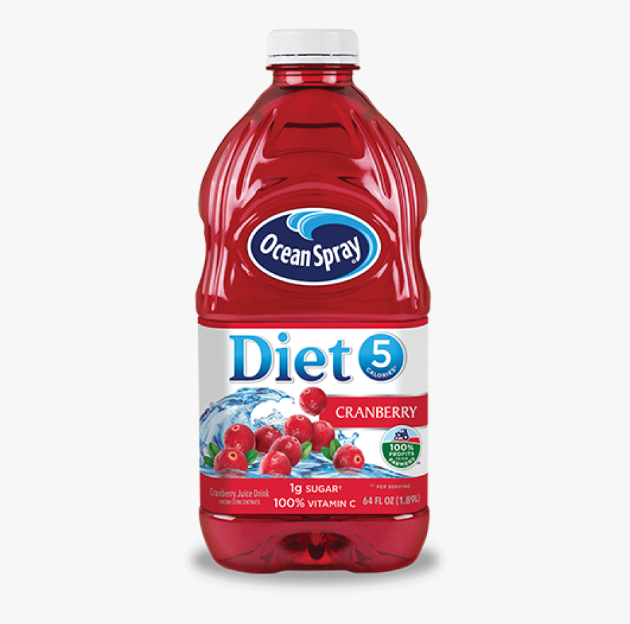Diet Cranberry Pineapple Juice, Transparent Clipart