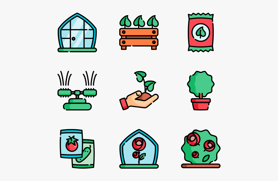 Greehouse - Greenhouse Flat Icon, Transparent Clipart