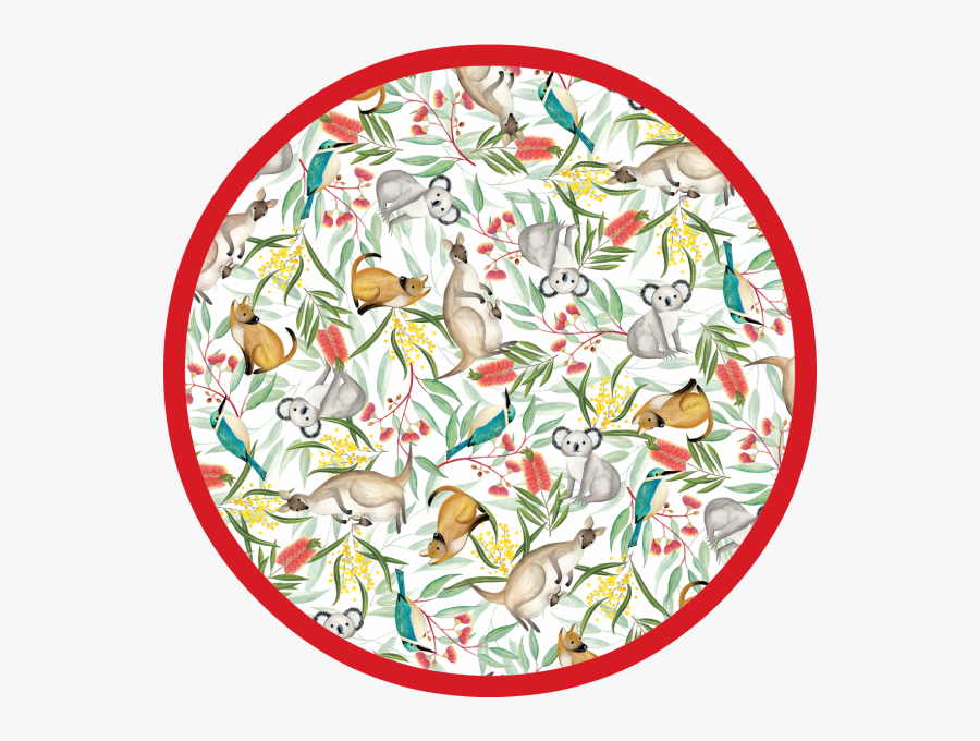 Australian Icon Print Cloth Nappies From Seedling Baby - Circle, Transparent Clipart