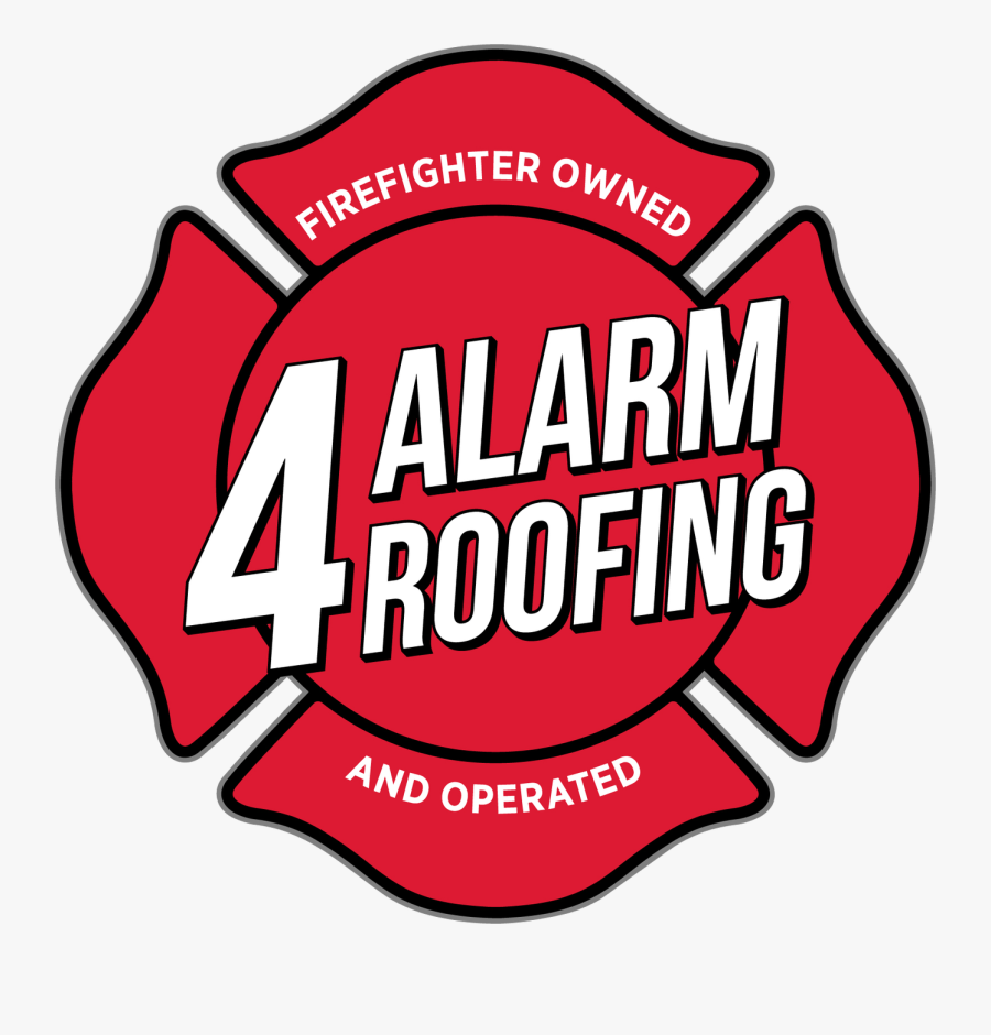 Copy Of 4 Alarm Roofing Solid Logo Trans - Firefighter, Transparent Clipart