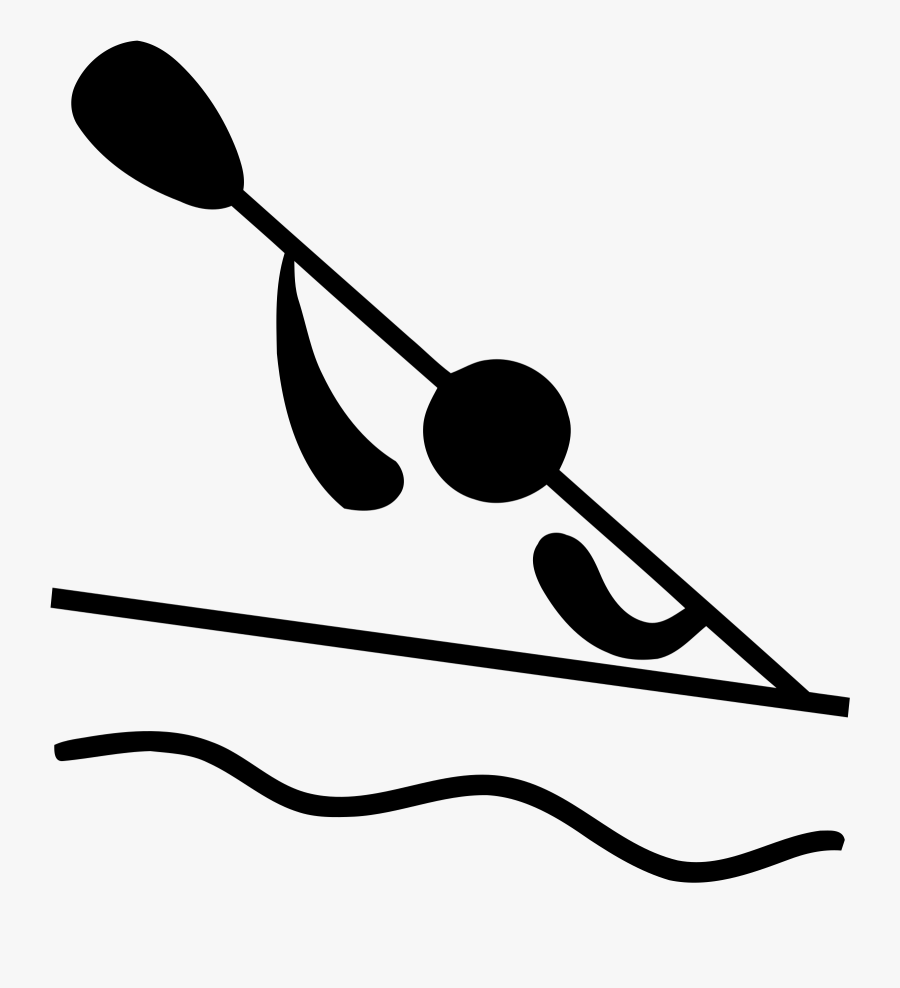 Clip Art Royalty Free Download Canoe Paddle Clipart - Olympic Canoeing, Transparent Clipart