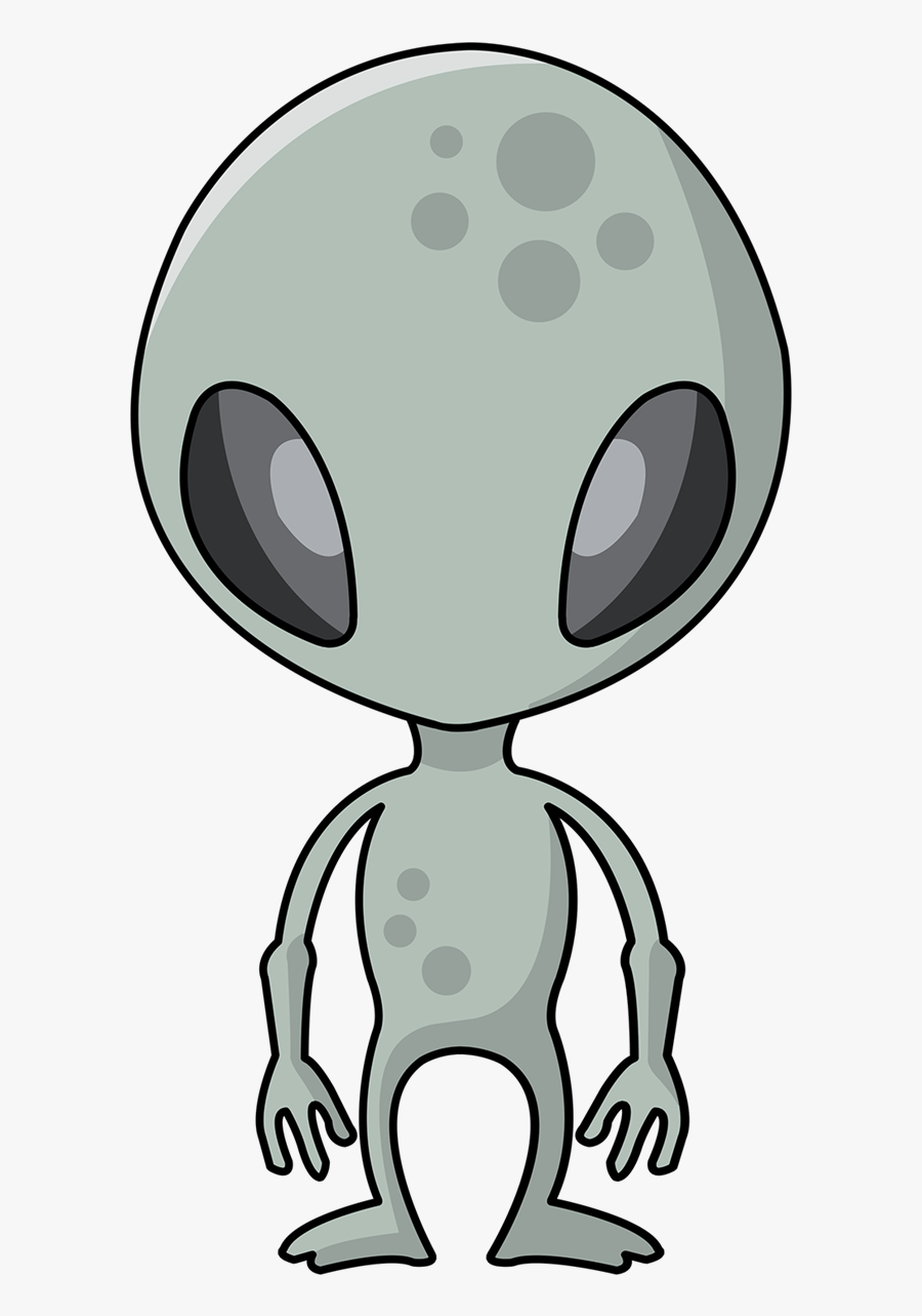 Collection Of Free Ufo Drawing Alien Creature Download - Transparent Background Alien Cartoon, Transparent Clipart