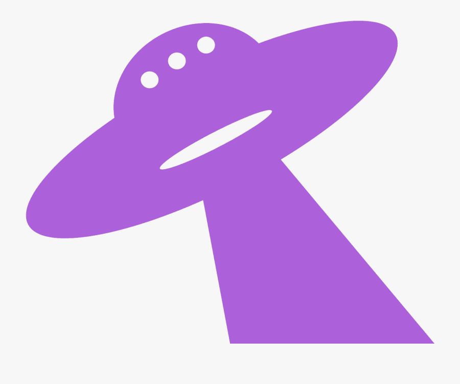 Pink Ufo, Transparent Clipart