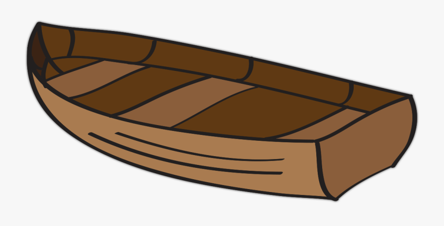 Transparent Canoe Clipart - Wood Boat Clipart, Transparent Clipart