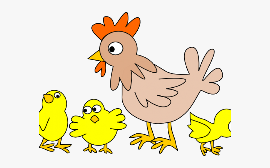Hen And Chicks Clipart, Transparent Clipart