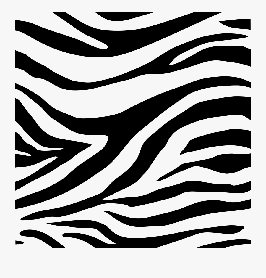 Napkin Paper Black Zebra Animal Print Cheetah Clipart - Transparent Zebra Print Png, Transparent Clipart