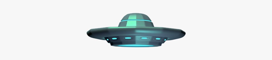 Ufo Png Pic - Transparent Background Small Spaceship Png, Transparent Clipart