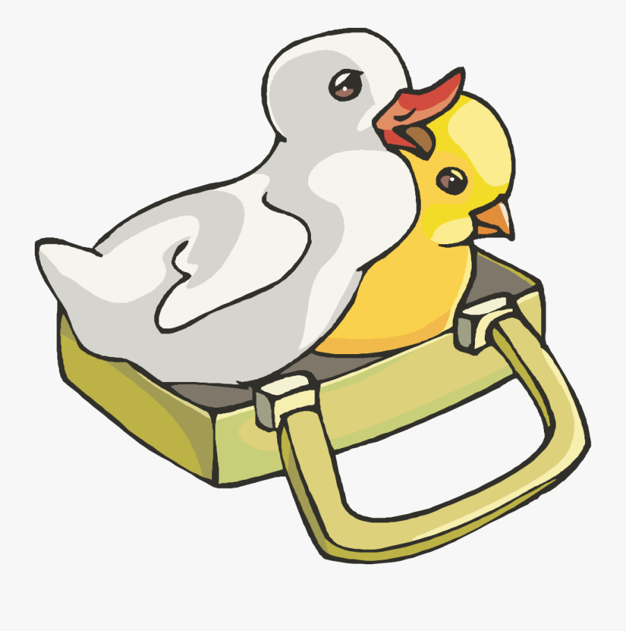 Transparent Baby Border Png - Duck And Chick Clipart, Transparent Clipart