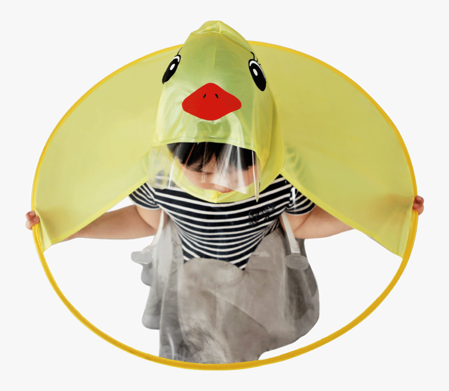 Clip Art Yellow Rain Cover Ufo - Capa De Chuva De Patinho, Transparent Clipart