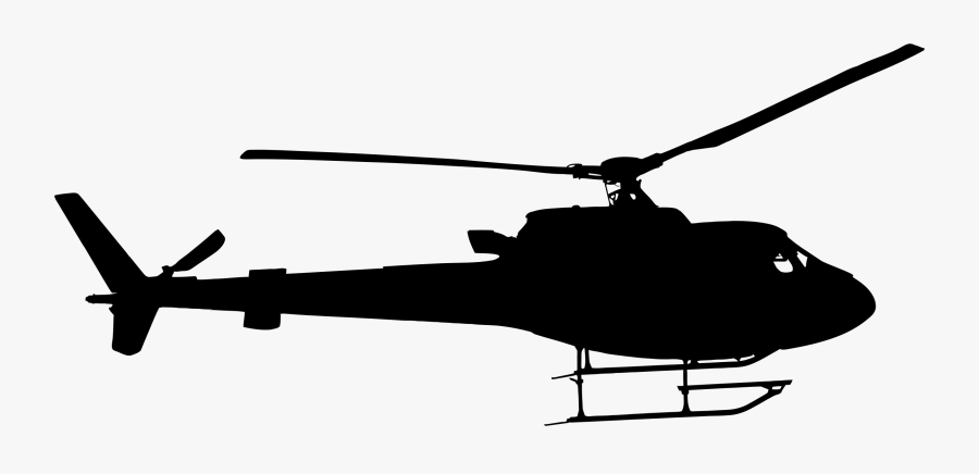 Helicopter Silhouette - Helicopter Silhouette Png, Transparent Clipart