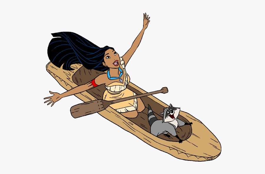 Disney Pocahontas Canoe, Transparent Clipart