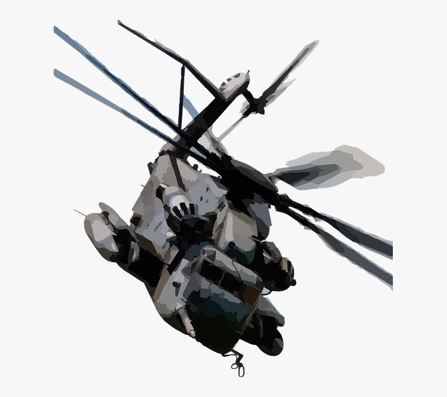 Chopper - Clipart - Ch 53 Super Stallion, Transparent Clipart