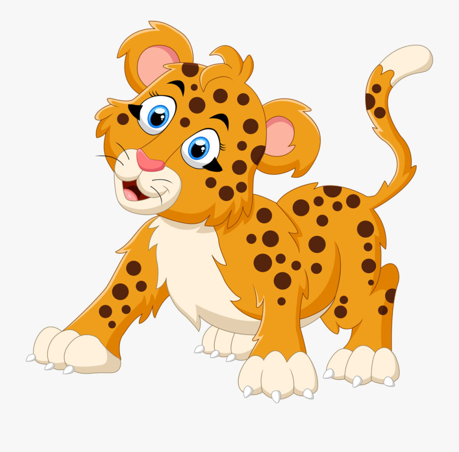 Cheetah Kids Cartoon - Cheetah Cartoon Png, Transparent Clipart