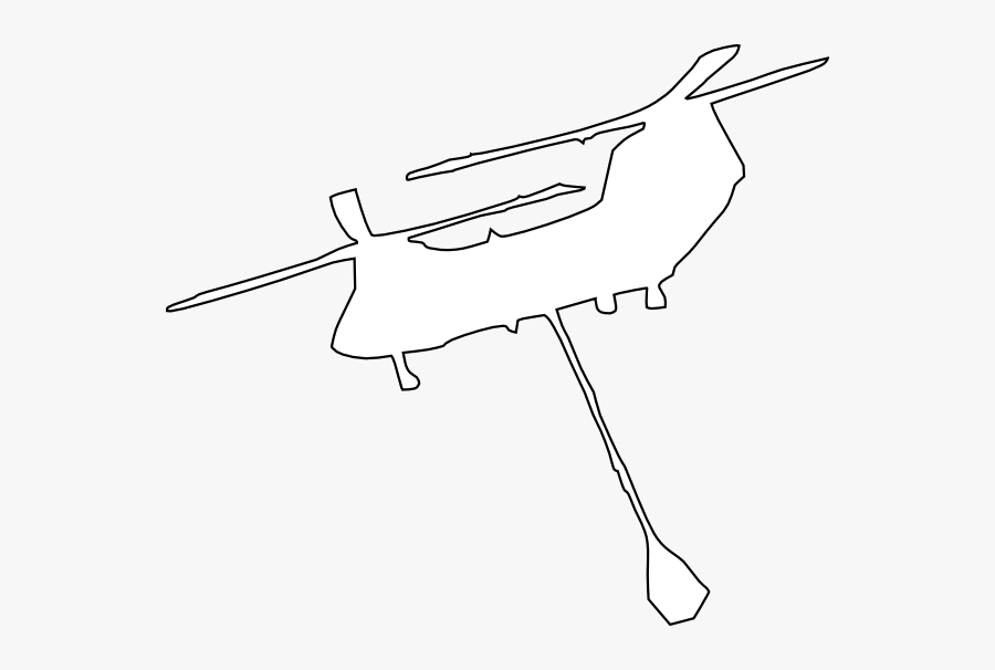 Black Chinook Helicopter Clipart, Transparent Clipart