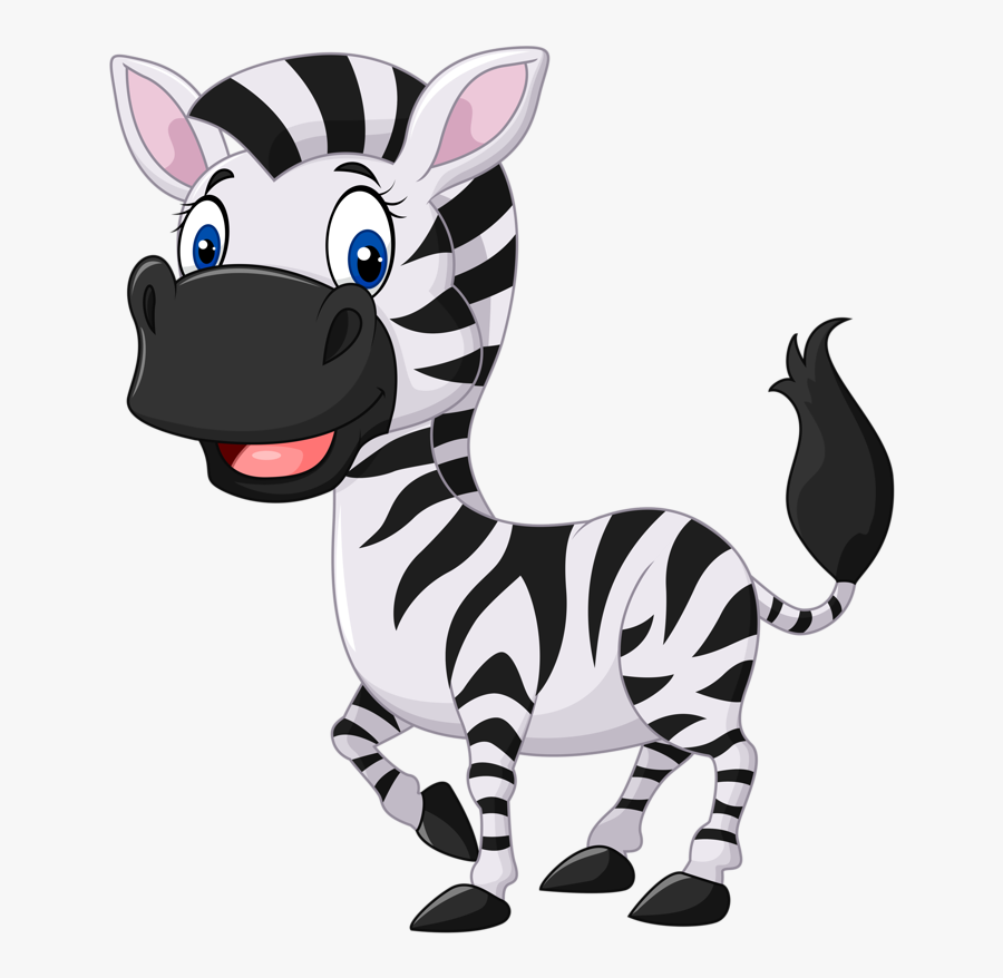 Cheetah Print Cross Image Clipart - Transparent Background Zebra Cartoon Png, Transparent Clipart