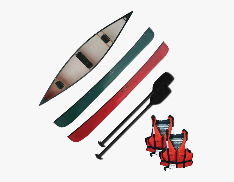 Three Person Canadian Canoe Clipart , Png Download - Canoe, Transparent Clipart