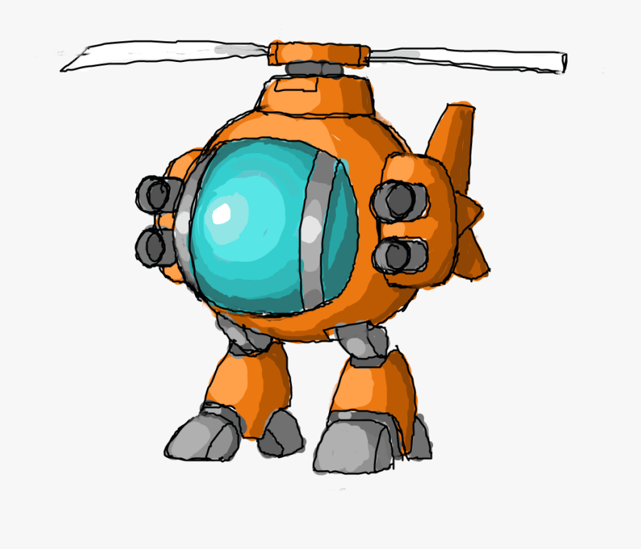 Drawing Helicopters Chibi - Cartoon, Transparent Clipart