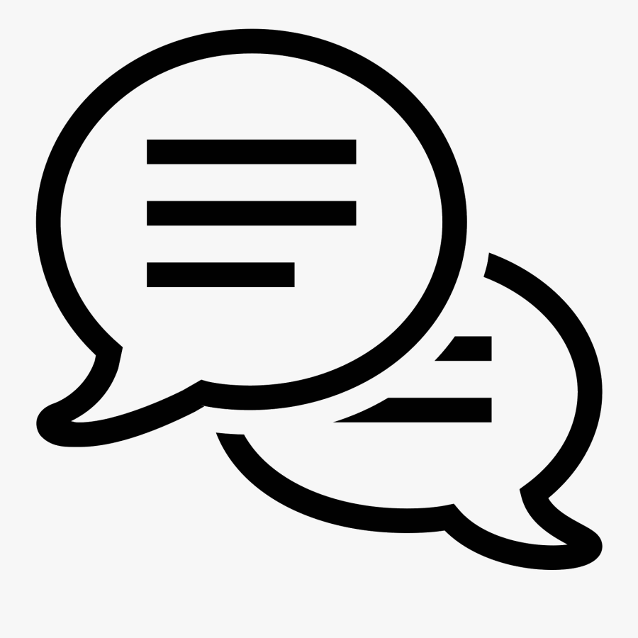 Discussion Clipart Effective Communication - Communication Icon Black And White, Transparent Clipart