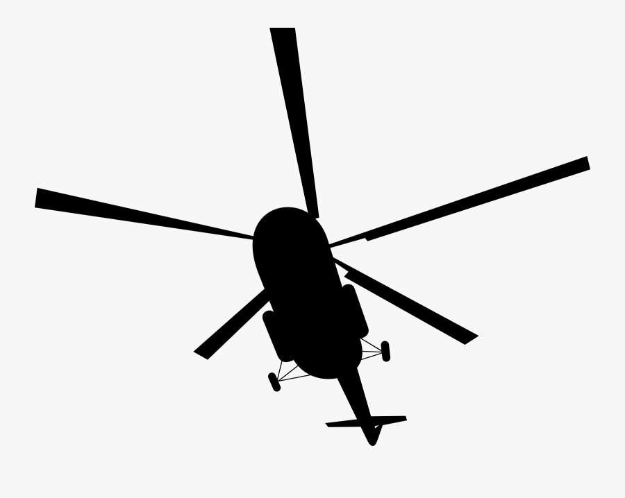 Soviet Helicopter Clip Arts - Black Helicopter Png, Transparent Clipart