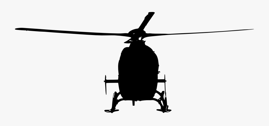 Silhouette Helicopter At Getdrawings - Helicopter Rotor, Transparent Clipart